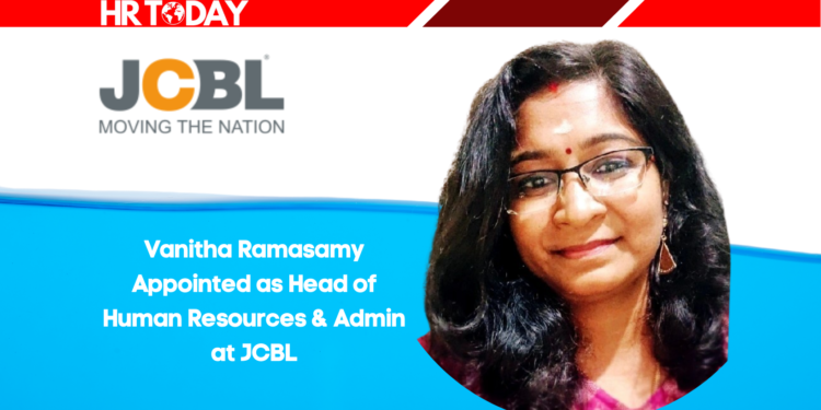 Vanitha Ramasamy Appointed as Head of Human Resources & Admin at JCBL