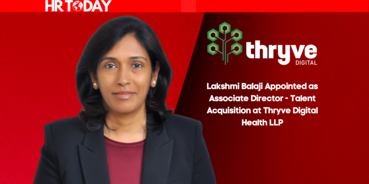 Lakshmi Balaji Appointed as Associate Director - Talent Acquisition at Thryve Digital Health LLP