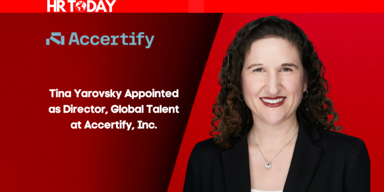 Tina Yarovsky Appointed as Director, Global Talent at Accertify, Inc.