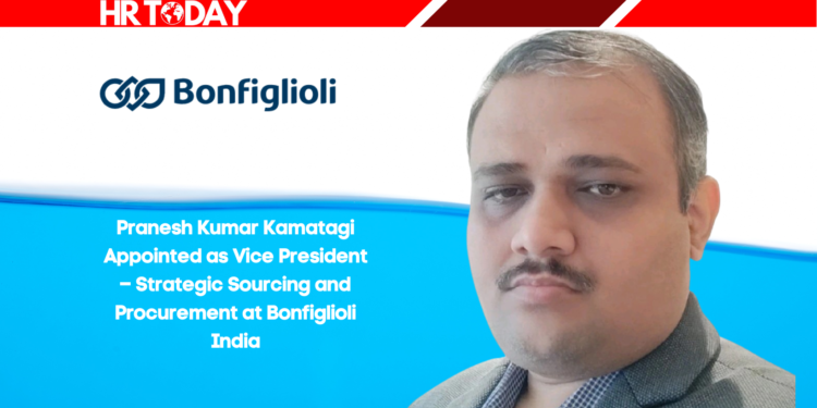Pranesh Kumar Kamatagi Appointed as Vice President – Strategic Sourcing and Procurement at Bonfiglioli India