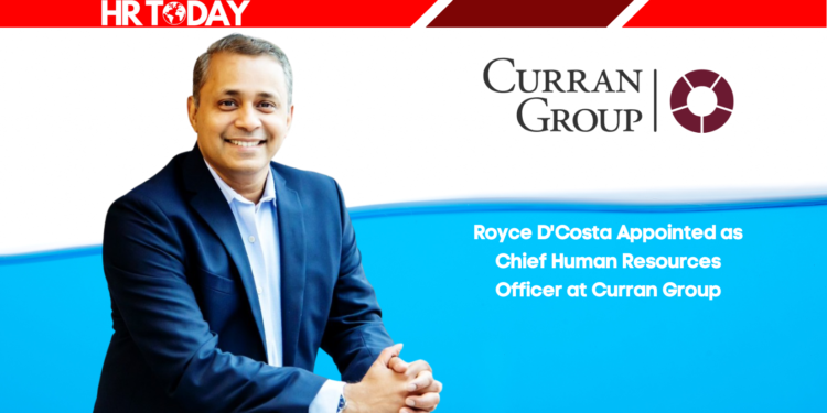 Royce D'Costa Appointed as Chief Human Resources Officer at Curran Group