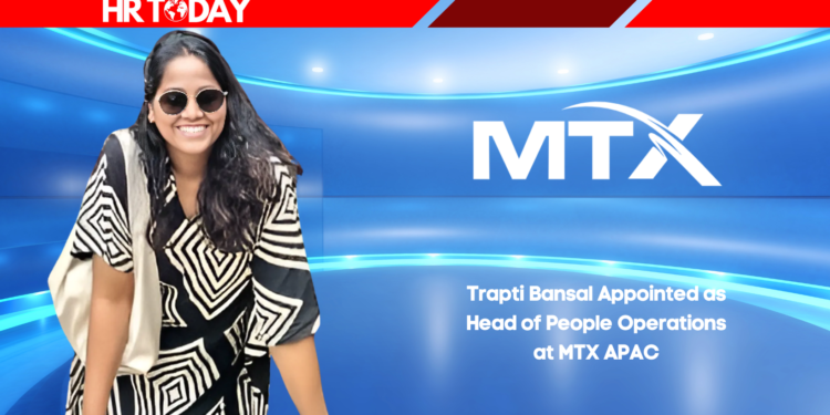Trapti Bansal Appointed as Head of People Operations at MTX APAC