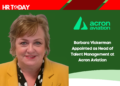 Barbara Vickerman Appointed as Head of Talent Management at Acron Aviation