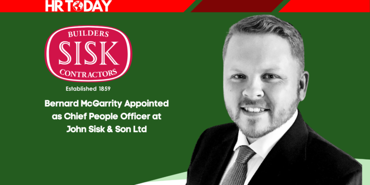 Bernard McGarrity Appointed as Chief People Officer at John Sisk & Son Ltd