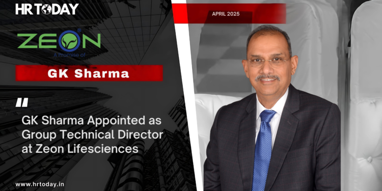 GK Sharma Appointed as Group Technical Director at Zeon Lifesciences