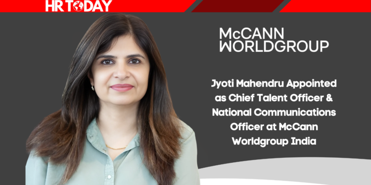 Jyoti Mahendru Appointed as Chief Talent Officer & National Communications Officer at McCann Worldgroup India