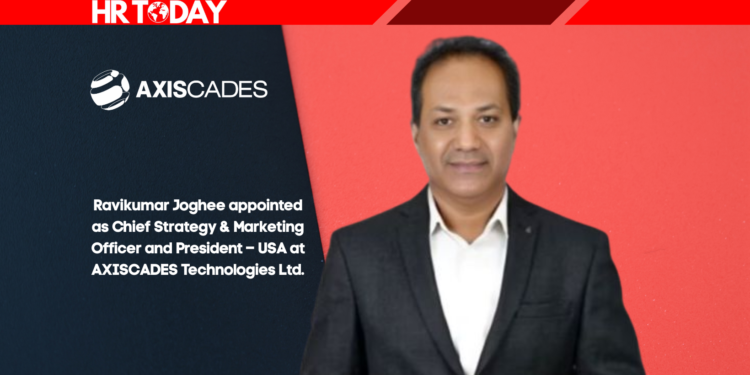 Ravikumar Joghee appointed as Chief Strategy & Marketing Officer and President – USA at AXISCADES Technologies Ltd.