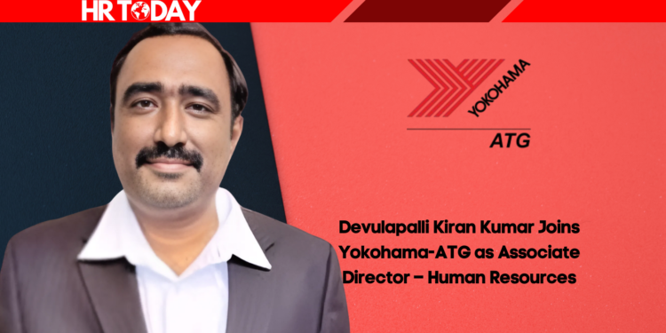 Devulapalli Kiran Kumar Joins Yokohama-ATG as Associate Director – Human Resources