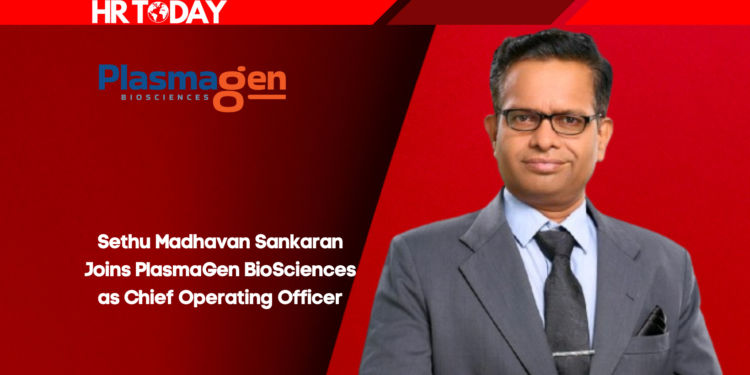 Sethu Madhavan Sankaran Joins PlasmaGen BioSciences as Chief Operating Officer