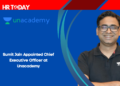 Sumit Jain Appointed Chief Executive Officer at Unacademy