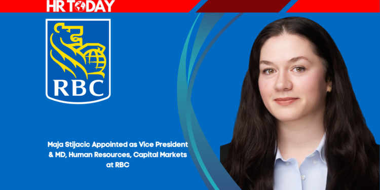 Maja Stijacic Appointed as Vice President & MD, Human Resources, Capital Markets at RBC