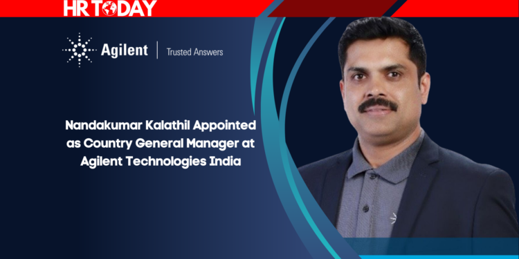 Nandakumar Kalathil Appointed as Country General Manager at Agilent Technologies India