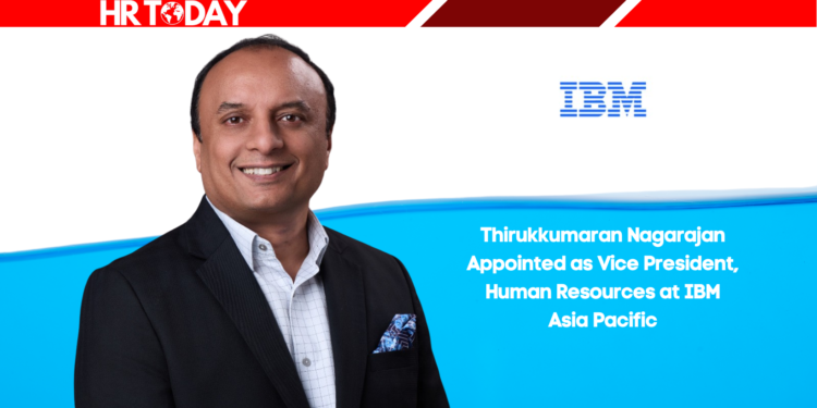 Thirukkumaran Nagarajan Appointed as Vice President, Human Resources at IBM Asia Pacific