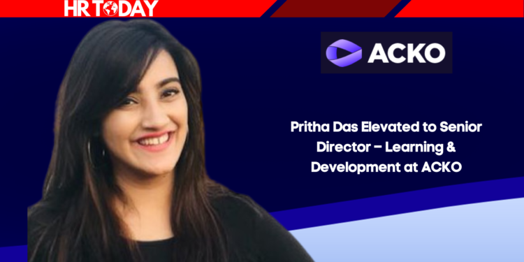 Pritha Das Elevated to Senior Director – Learning & Development at ACKO