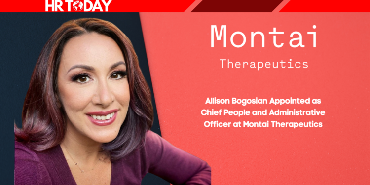 Allison Bogosian Appointed as Chief People and Administrative Officer at Montai Therapeutics