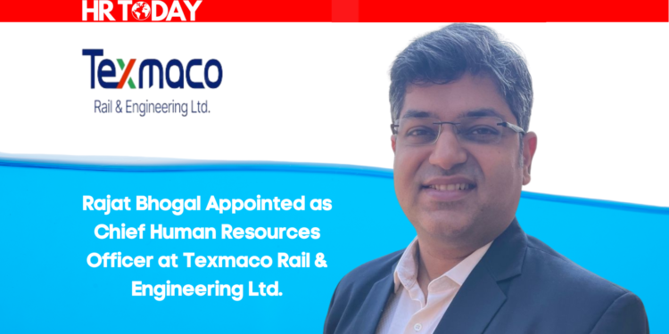 Rajat Bhogal Appointed as Chief Human Resources Officer at Texmaco Rail & Engineering Ltd.