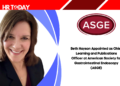 Beth Hayson Appointed as Chief Learning and Publications Officer at American Society for Gastrointestinal Endoscopy (ASGE)
