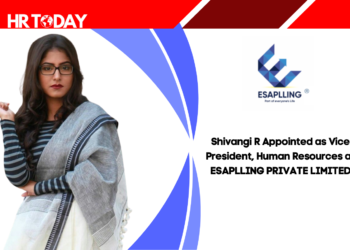 Shivangi R Appointed as Vice President, Human Resources at ESAPLLING PRIVATE LIMITED