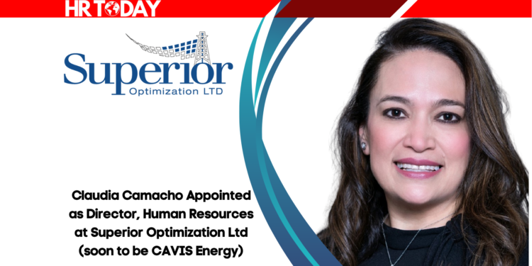 Claudia Camacho Appointed as Director, Human Resources at Superior Optimization Ltd (soon to be CAVIS Energy)