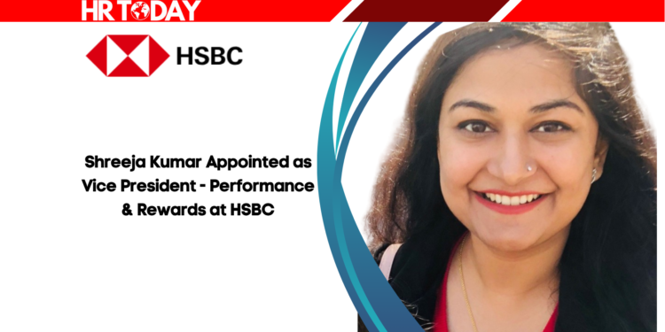 Shreeja Kumar Appointed as Vice President - Performance & Rewards at HSBC