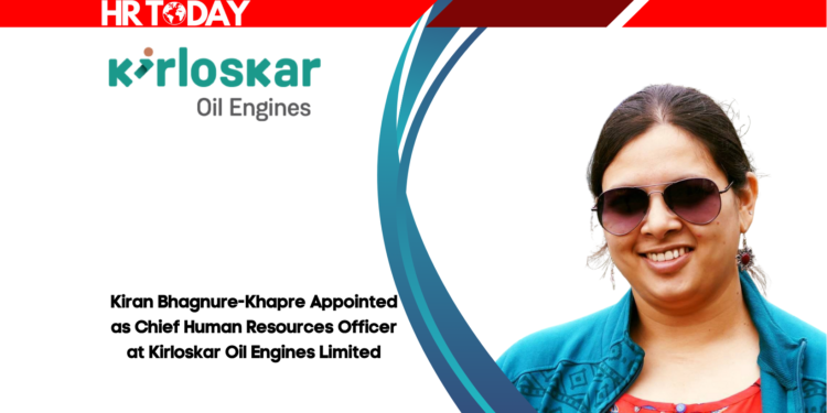Kiran Bhagnure-Khapre Appointed as Chief Human Resources Officer at Kirloskar Oil Engines Limited