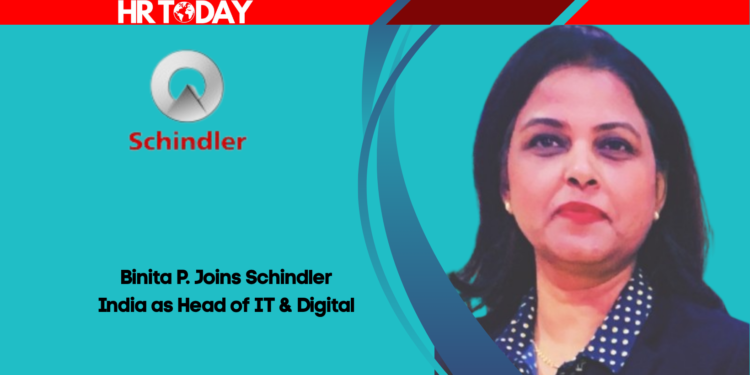 Binita P. Joins Schindler India as Head of IT & Digital