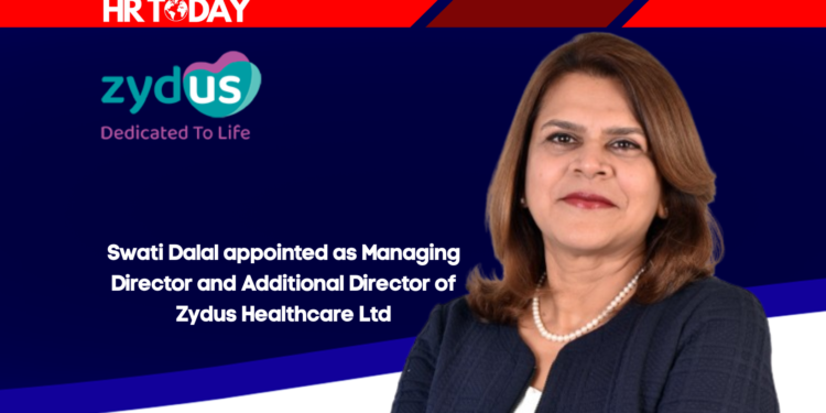 Swati Dalal appointed as Managing Director and Additional Director of Zydus Healthcare Ltd