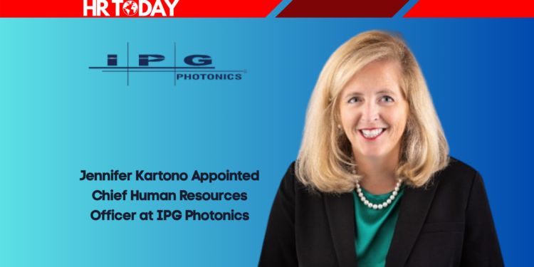 Jennifer Kartono Appointed Chief Human Resources Officer at IPG Photonics