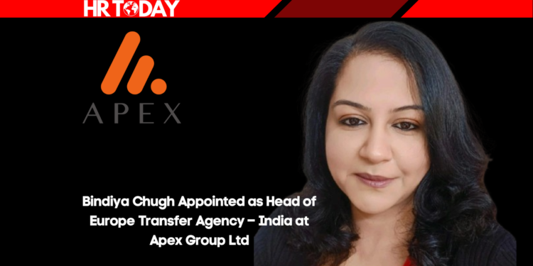 Bindiya Chugh Appointed as Head of Europe Transfer Agency – India at Apex Group Ltd