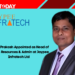 Bramh Prakash Appointed as Head of Human Resources & Admin at Jaypee Infratech Ltd