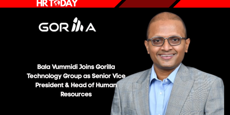 Bala Vummidi Joins Gorilla Technology Group as Senior Vice President & Head of Human Resources