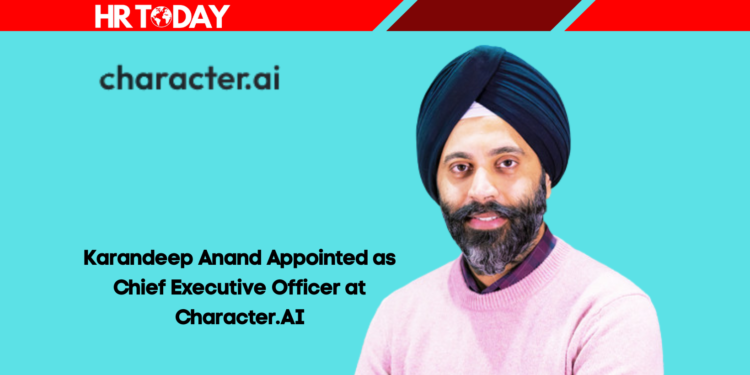 Karandeep Anand Appointed as Chief Executive Officer at Character.AI