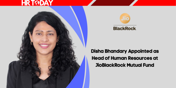 Disha Bhandary Appointed as Head of Human Resources at JioBlackRock Mutual Fund