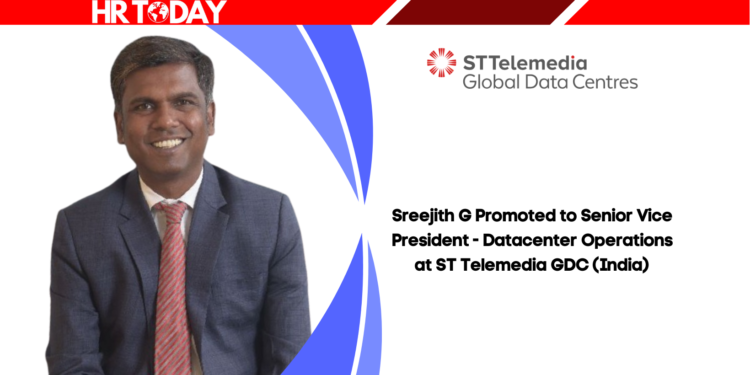 Sreejith G Promoted to Senior Vice President - Datacenter Operations at ST Telemedia Global Data Centres (India)