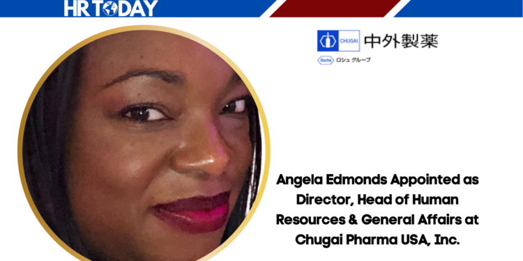 Angela Edmonds Appointed as Director, Head of Human Resources & General Affairs at Chugai Pharma USA, Inc.