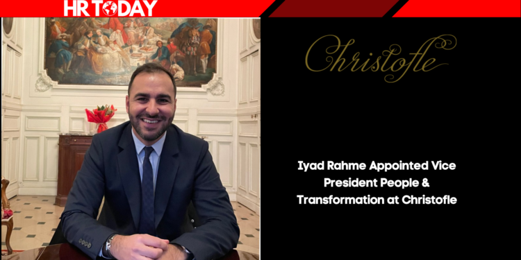 Iyad Rahme Appointed Vice President People & Transformation at Christofle