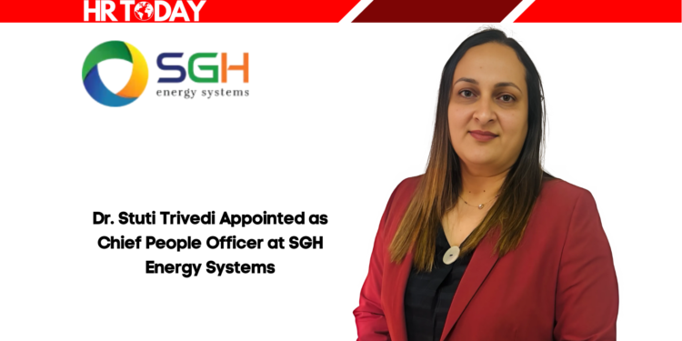 Dr. Stuti Trivedi Appointed as Chief People Officer at SGH Energy Systems