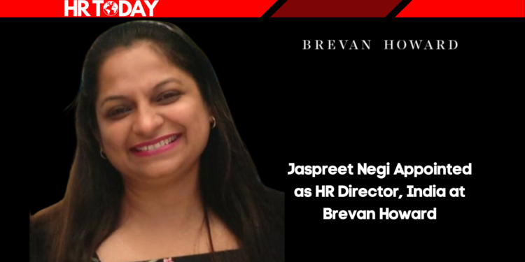 Jaspreet Negi Appointed as HR Director, India at Brevan Howard