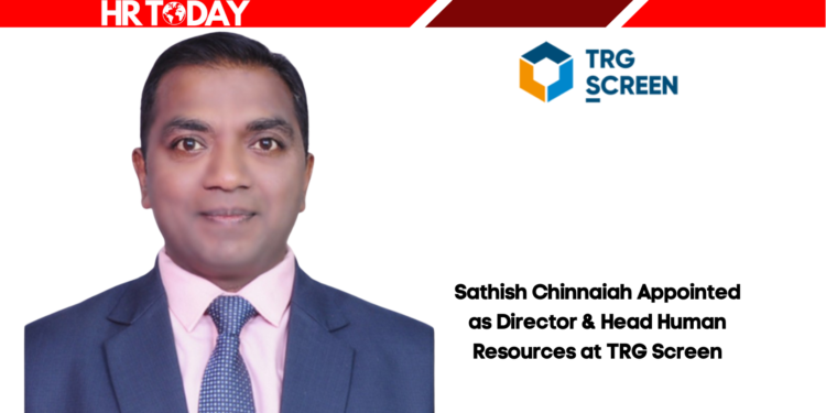 Sathish Chinnaiah Appointed as Director & Head Human Resources at TRG Screen