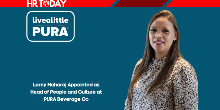 Larny Maharaj Appointed as Head of People and Culture at PURA Beverage Co