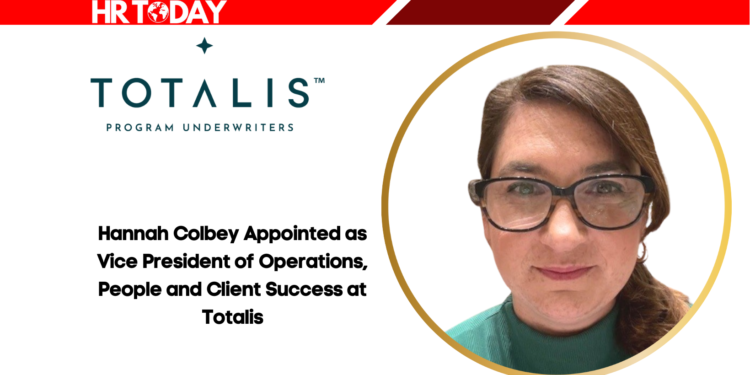 Hannah Colbey Appointed as Vice President of Operations, People and Client Success at Totalis
