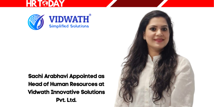 Sachi Arabhavi Appointed as Head of Human Resources at Vidwath Innovative Solutions Pvt. Ltd.