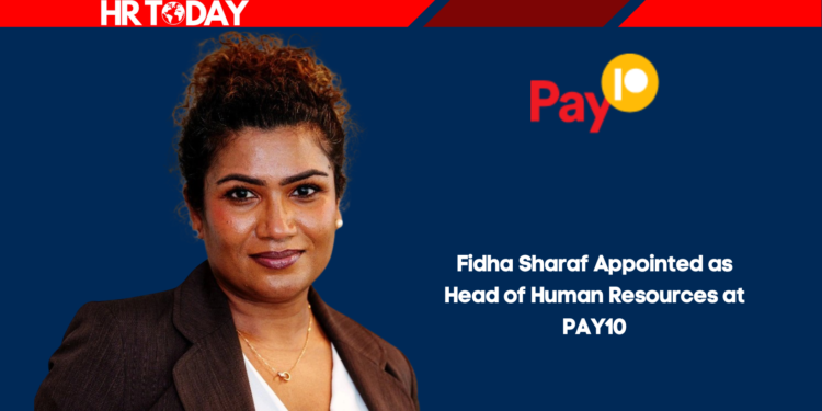 Fidha Sharaf Appointed as Head of Human Resources at PAY10