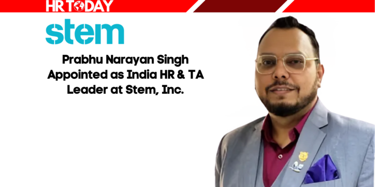 Prabhu Narayan Singh Appointed as India HR & TA Leader at Stem, Inc.