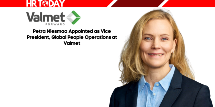 Petra Miesmaa Appointed as Vice President, Global People Operations at Valmet