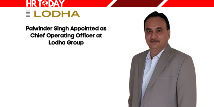 Palwinder Singh Appointed as Chief Operating Officer at Lodha Group