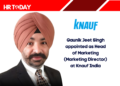 Gaunik Jeet Singh appointed as Head of Marketing (Marketing Director) at Knauf India