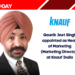 Gaunik Jeet Singh appointed as Head of Marketing (Marketing Director) at Knauf India