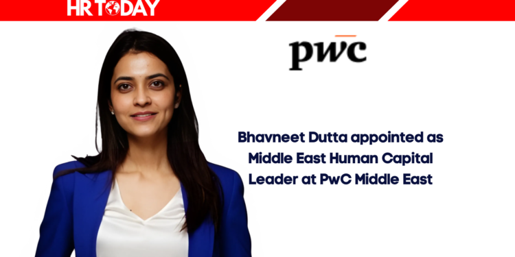 Bhavneet Dutta appointed as Middle East Human Capital Leader at PwC Middle East