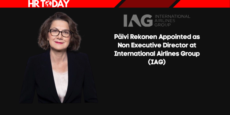Päivi Rekonen Appointed as Non Executive Director at International Airlines Group (IAG)